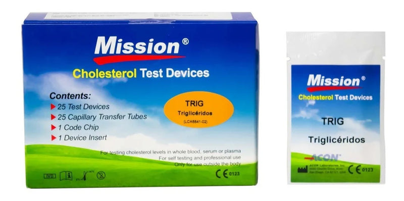 Mission Panel 3 en 1 Para Detección de Triglicéridos