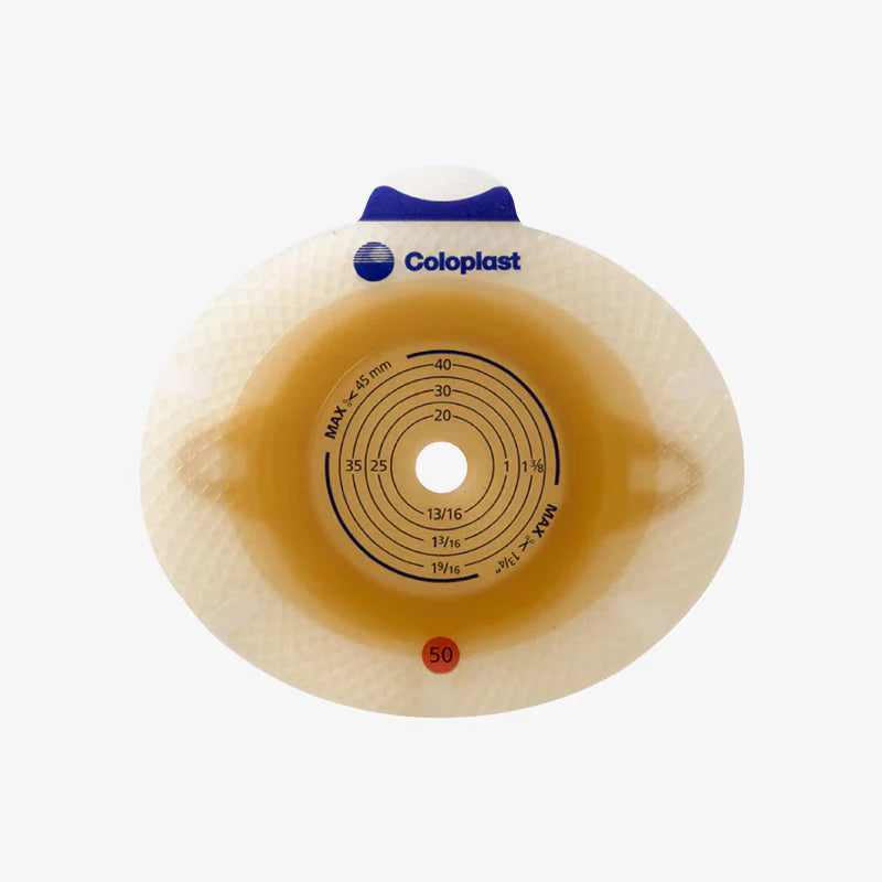 Coloplast Barrera Convex Light Recortable SenSura Click X-Pro De 15 - 43 mm con aro de 60 mm