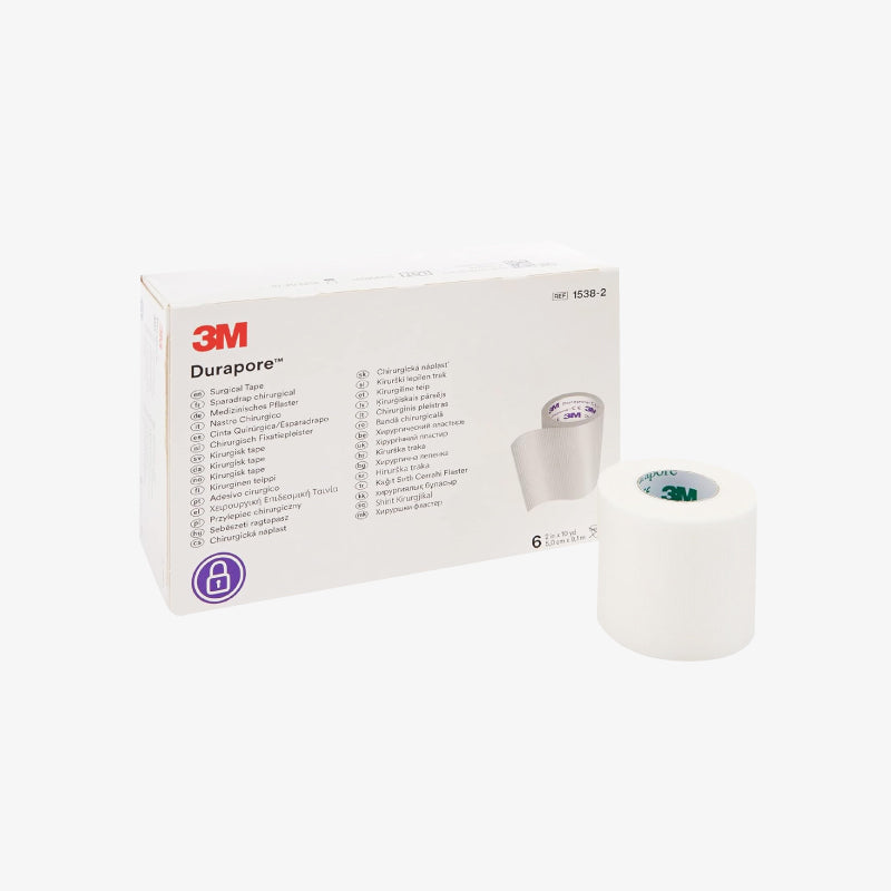 3M Cinta Quirúrgica de Tela Durapore de 5.08 CM X 9.1 M