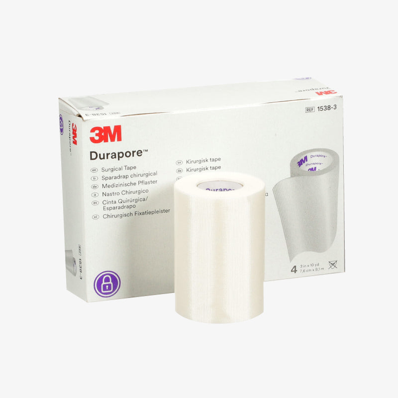 3M Cinta Quirúrgica de Tela Durapore de 7.62 CM X 9.1 M