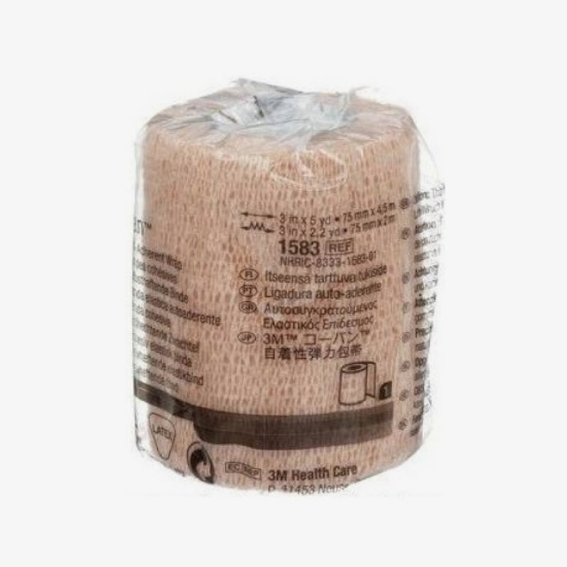 3M Venda cohesiva de 3" Coban De 7.5 CM x 4.5 M