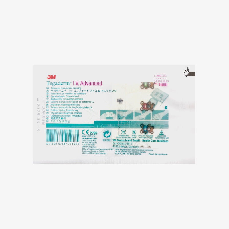 3M Apósito Tegaderm I.V. Advanced De 3.8 CM x 4.5 CM
