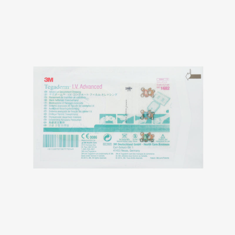 3M Apósito Tegaderm I.V. Advanced De 5 CM x 5.7 CM