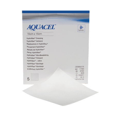 Apósito Aquacel Hidrofibra 15 cm x 15 cm