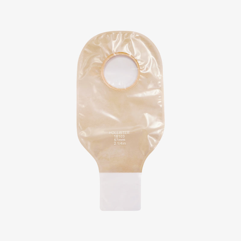 Hollister Bolsa de Ostomía Drenable Transparente New Image con Aro De 57 MM