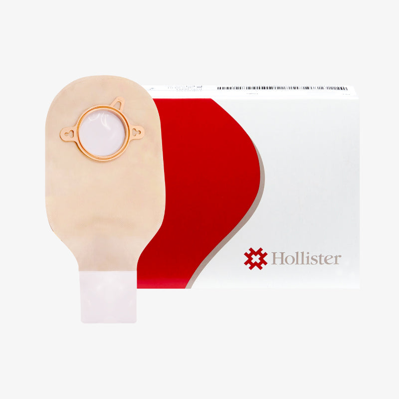 Hollister Bolsa de Ostomía Drenable Transparente New Image con Aro De 57 MM