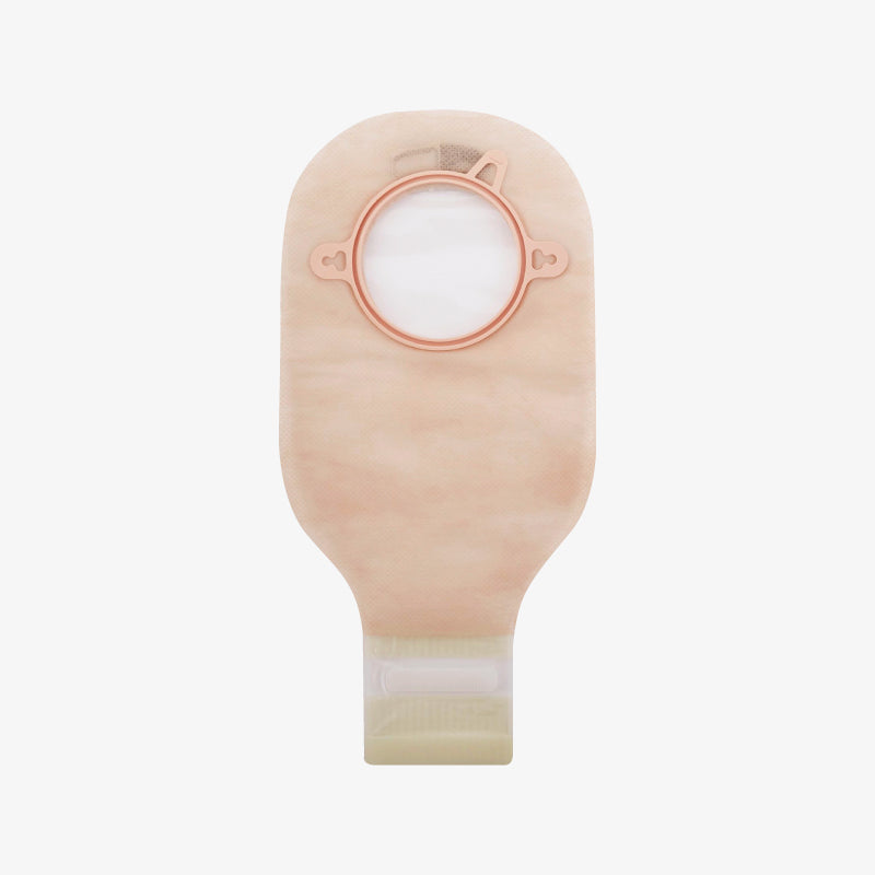 Hollister Bolsa de Ostomía Drenable Transparente New Image con Aro De 70 MM