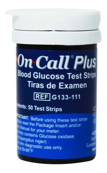 Acon Tiras Reactivas Para Glucómetro On Call Plus