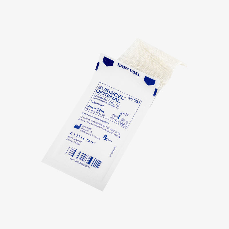 Ethicon Hemostático Absorbible Surgicel Original 5.1 CM x 35.6 CM