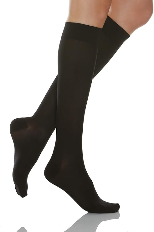 RelaxSan Media A la Rodilla Color Negro 20 - 30 MMHG