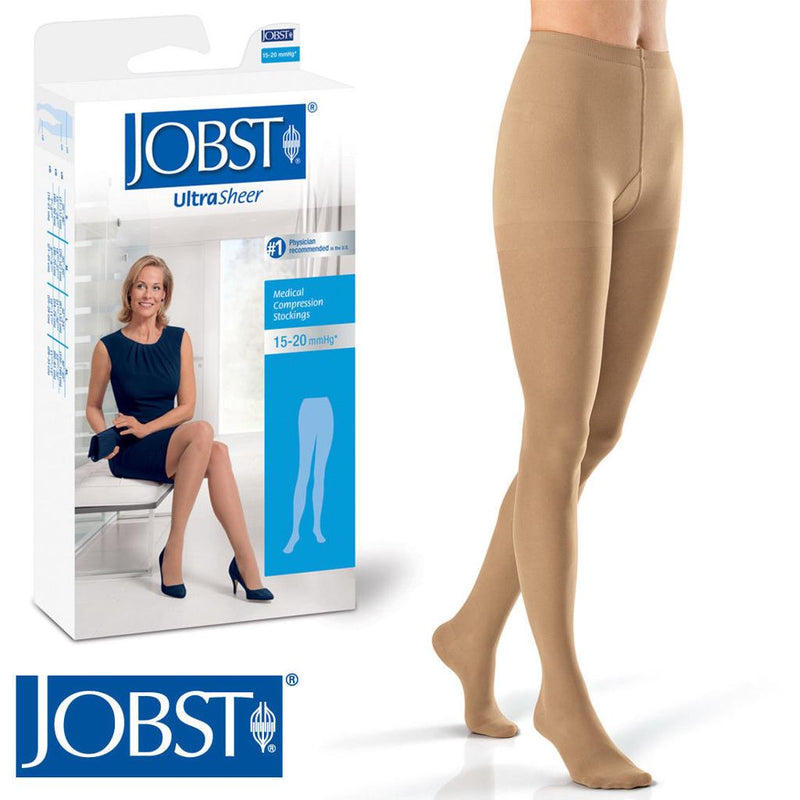 JOBST Media Panty Ultrasheer Beige Baja Compresión