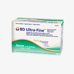 BD Aguja de Insulina Tipo Pluma Ultra-Fine Pluma De 32 G X 4 MM
