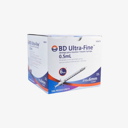 BD Jeringa de Insulina Ultra-Fine De 0.5 ML - 31 G X 6 MM