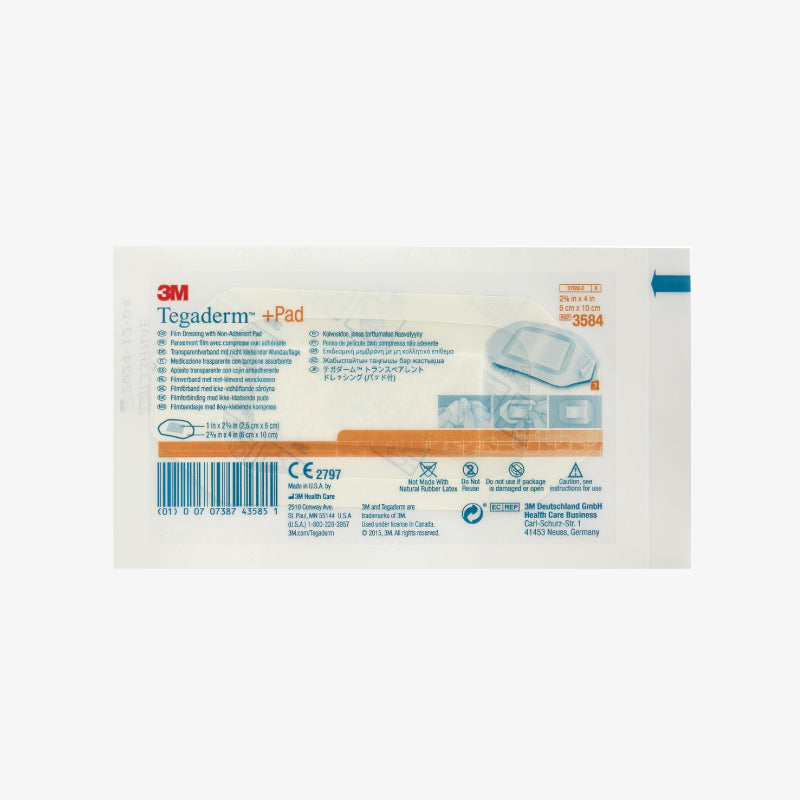 3M Apósito Tegaderm +PAD De 6 CM x 10 CM