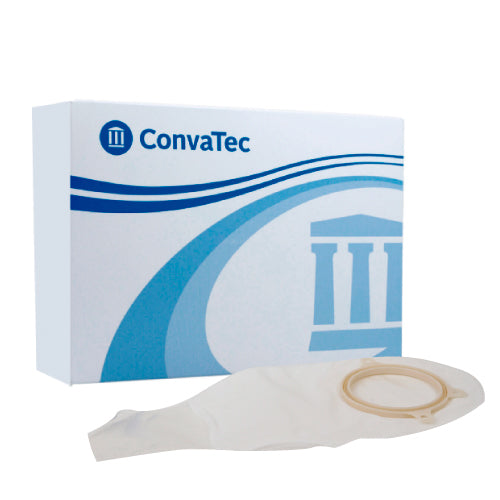 ConvaTec Bolsa de Ostomía Drenable Transparente Sur-Fit Plus con Aro De 70 MM