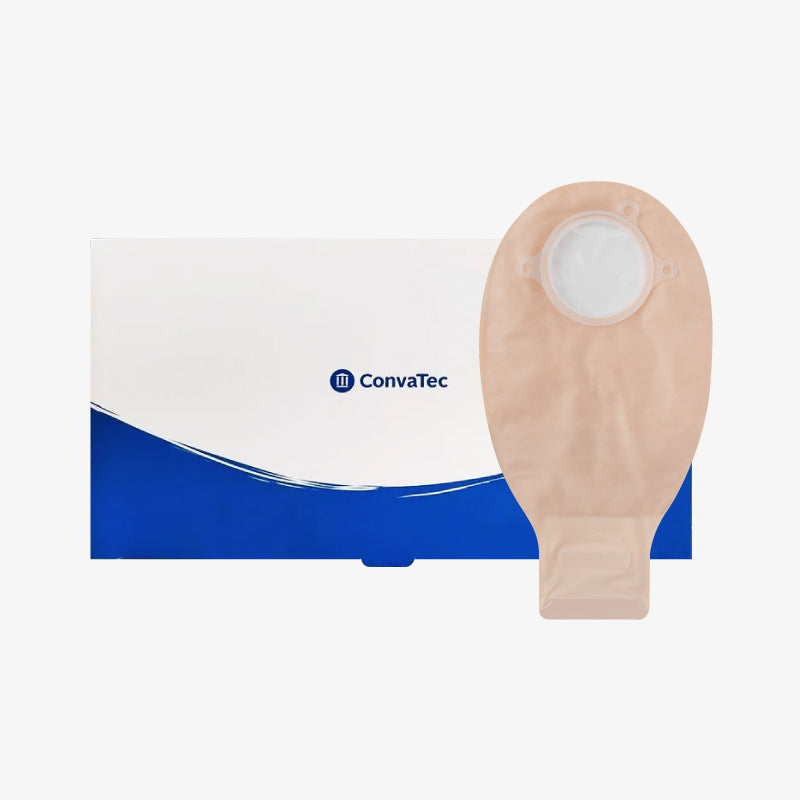 ConvaTec Bolsa de Ostomía Drenable Transparente Natura con Aro De 70 MM