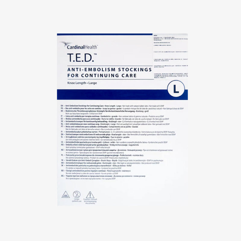 Cardinal Health Media a la Rodilla Blanco T.E.D. Talla G