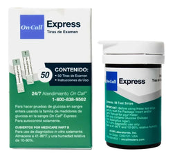 Acon Tiras Reactivas Para Glucómetro On Call Express