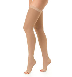 RelaxSan Media Al Muslo Punta Abierta Color Beige 20 - 30 MMHG