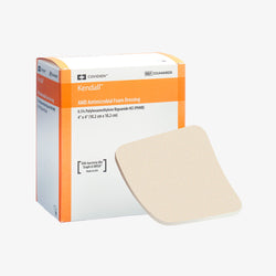 Cardinal Health Apósito de Espuma Antimicrobiano con PHMB Kendall AMD De 10.2 cm x 10.2 cm