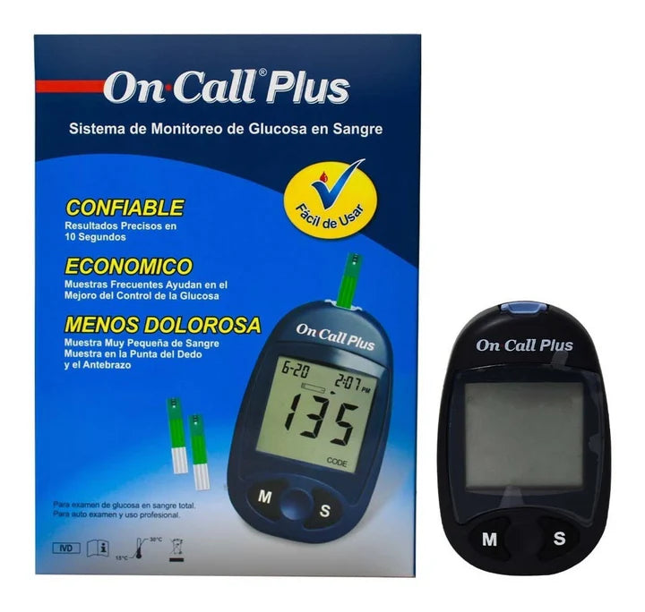 Acon Kit De Glucómetro On Call Plus