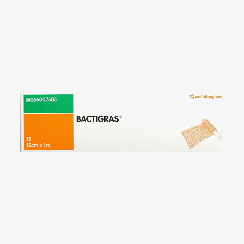Smith & Nephew Gasa Parafinada Bactigras De 15 CM X 100 CM