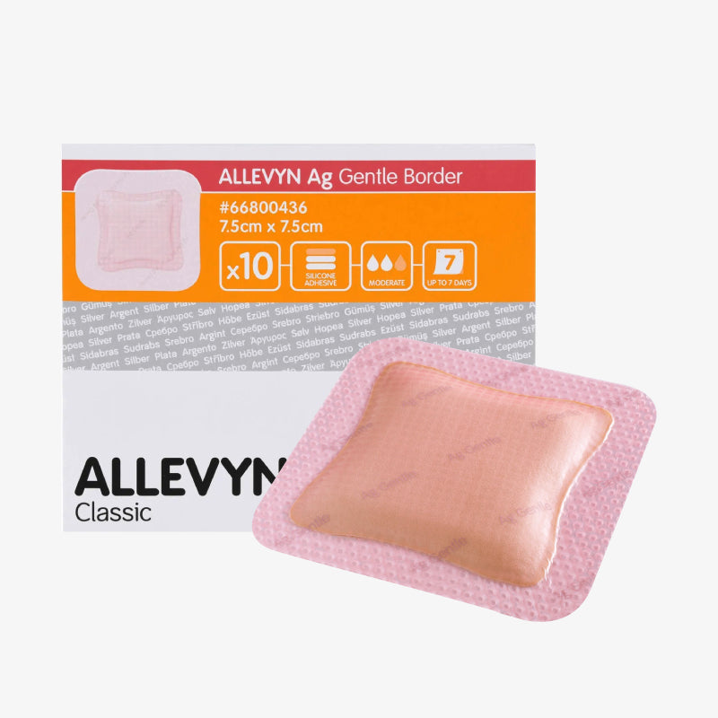 Smith & Nephew Apósito Allevyn Ag Gentle Border De 7.5 CM X 7.5 CM