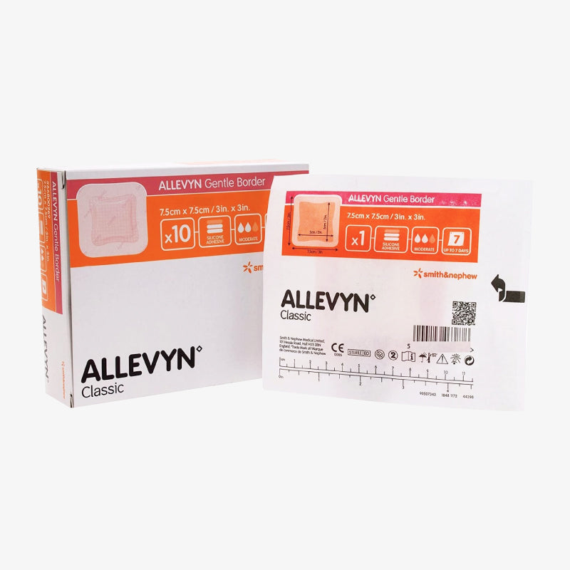 Smith & Nephew Apósito Allevyn Ag Gentle Border De 7.5 CM X 7.5 CM