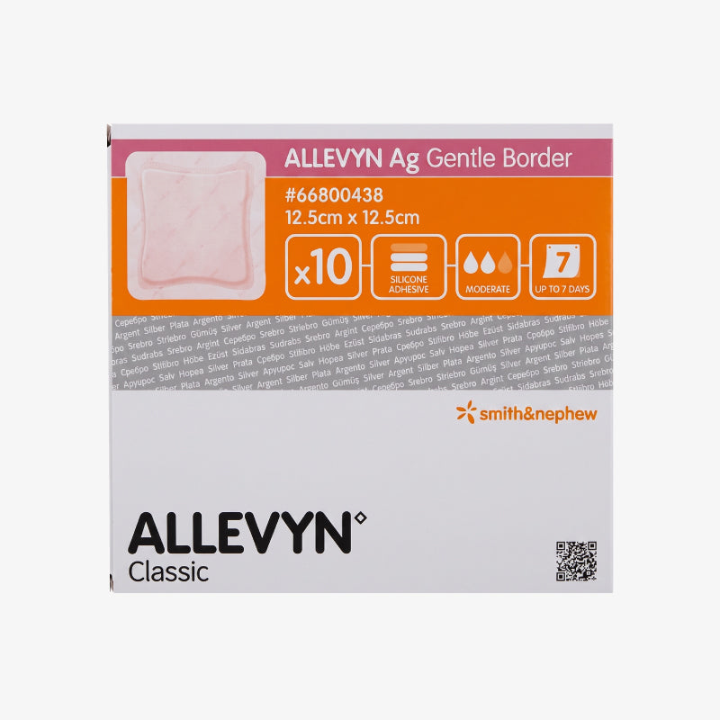 Smith & Nephew Apósito Allevyn Ag Gentle Border De 12.5 CM X 12.5 CM