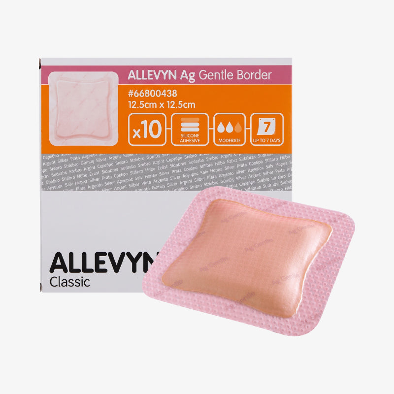 Smith & Nephew Apósito Allevyn Ag Gentle Border De 12.5 CM X 12.5 CM
