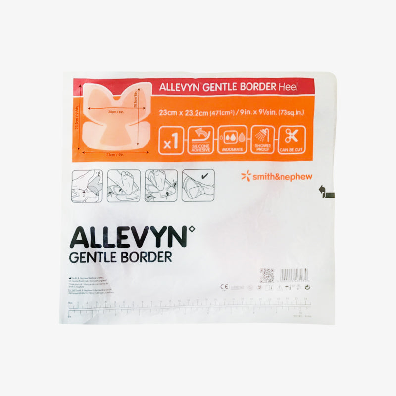 Smith & Nephew Apósito Talón Allevyn Gentle Border De 23 CM X 23 CM