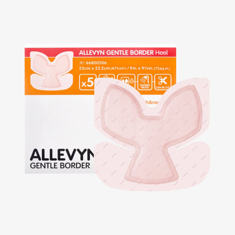 Smith & Nephew Apósito Talón Allevyn Gentle Border De 23 CM X 23 CM