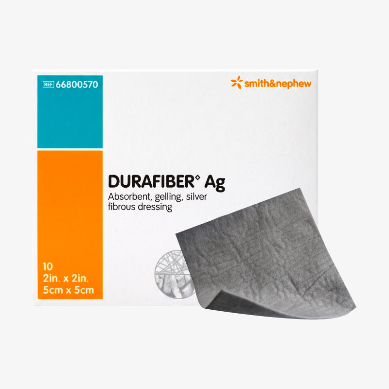 Smith & Nephew Apósito Gelificante Durafiber Ag De 5 cm x 5 cm
