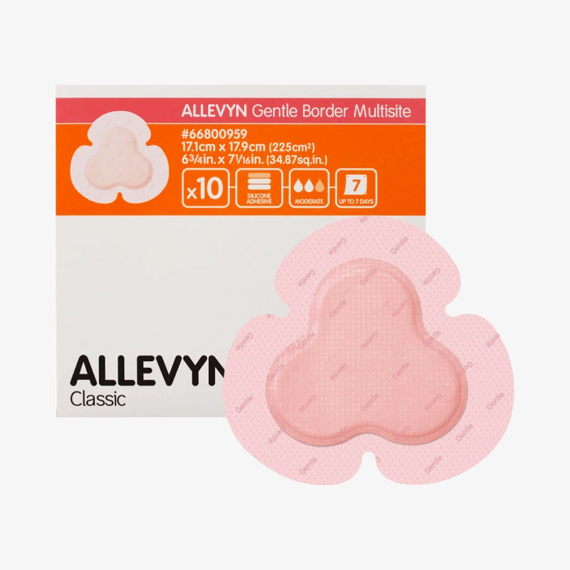 Smith & Nephew Apósito Allevyn Gentle Border Multisite De 17.1 CM X 17.9 CM