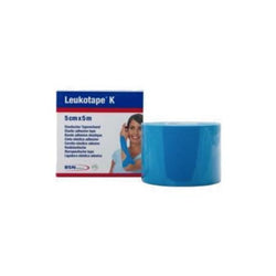 Essity Cinta Adhesiva Elástica Leukotape K Color Azul Claro De 5 CM X 5 M