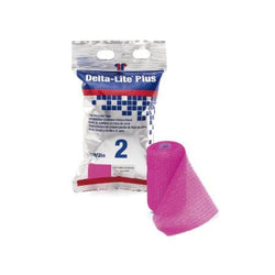 Essity Venda Sintética De Fibra De Vidrio Essity Delta Lite Plus Color Rosa De 5 CM X 3.65 M