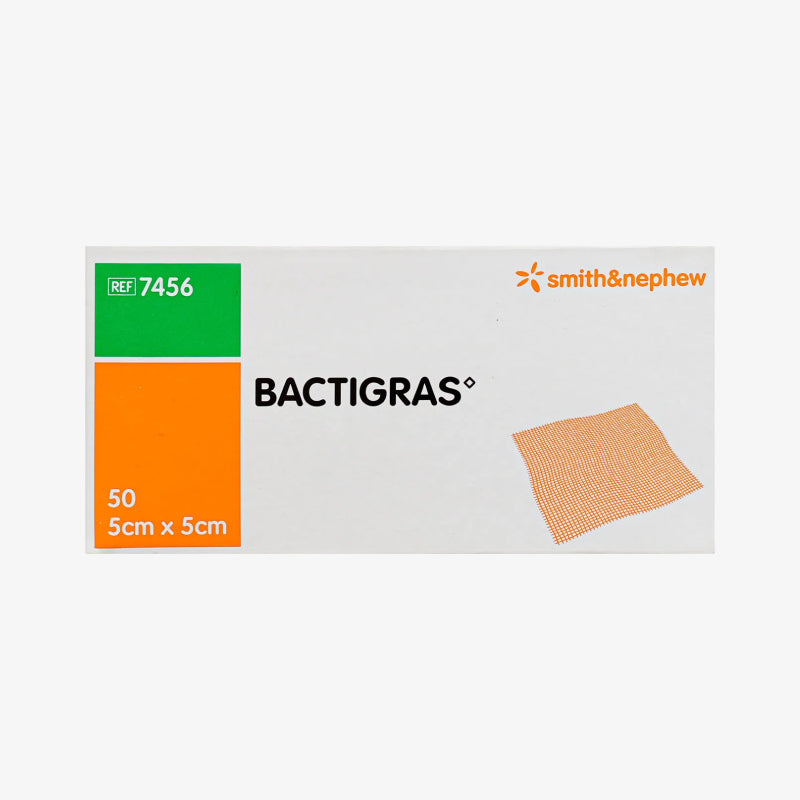 Smith & Nephew Gasa Parafinada Bactigras De 5 CM X 5 CM