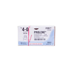 Ethicon Sutura Calibre 4/0 - Longitud 45 CM - Aguja SC-20 Prolene