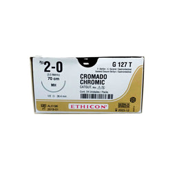 Ethicon Sutura Calibre 4/0 - Longitud 70 CM - Aguja SH 26 MM Catgut Cromico