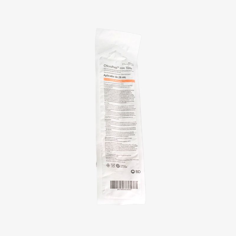 BD Antiséptico Para Asepsia Con Tinte y Aplicador ChloraPrep De 10.5 ML