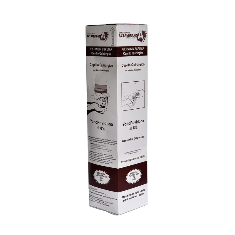Altamirano Cepillo Quirúrgico Scrub Con Germisin Espuma de 20 Grs.