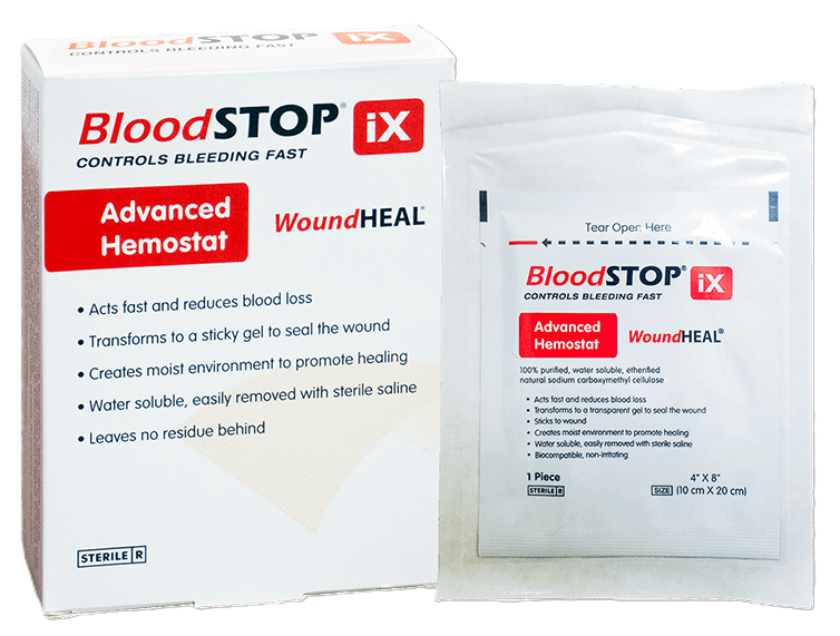 BloodSTOP iX Hemostático Absorbible de 10 CM x 20 CM