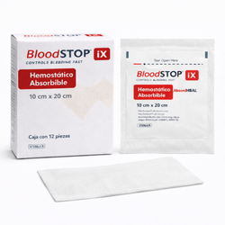 BloodSTOP iX Hemostático Absorbible de 10 CM x 20 CM