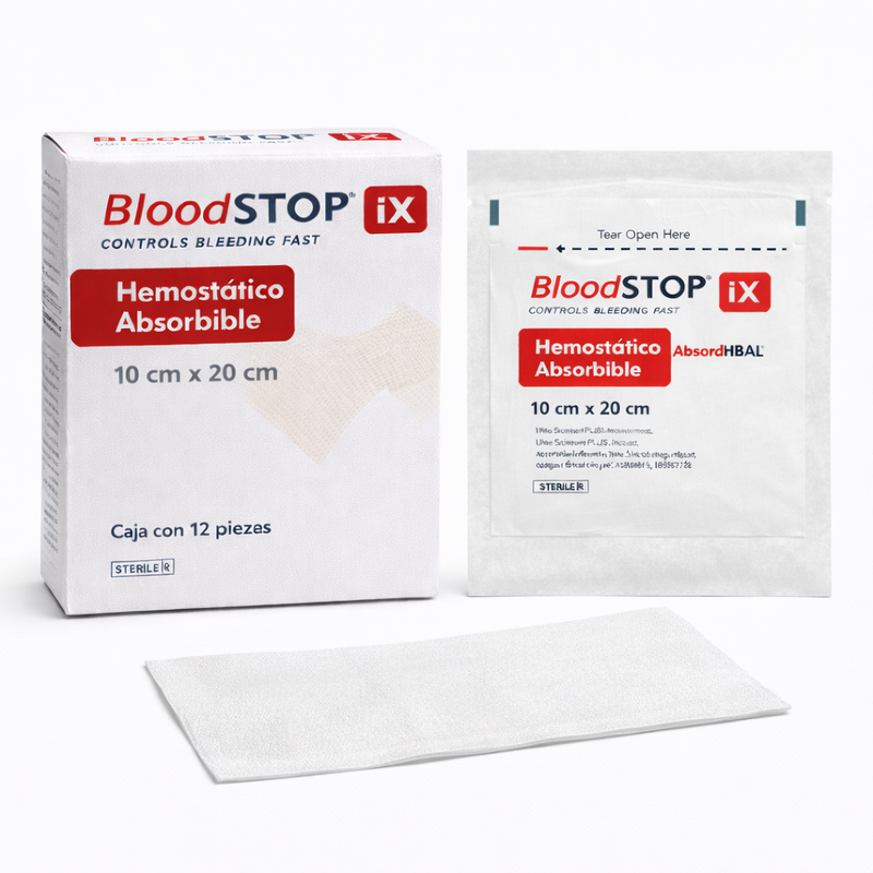 BloodSTOP iX Hemostático Absorbible de 10 CM x 20 CM