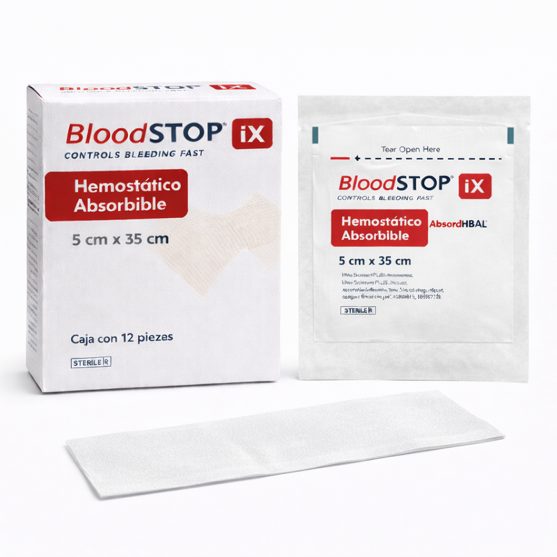 BloodSTOP iX Hemostático Absorbible de 5 CM x 35 CM