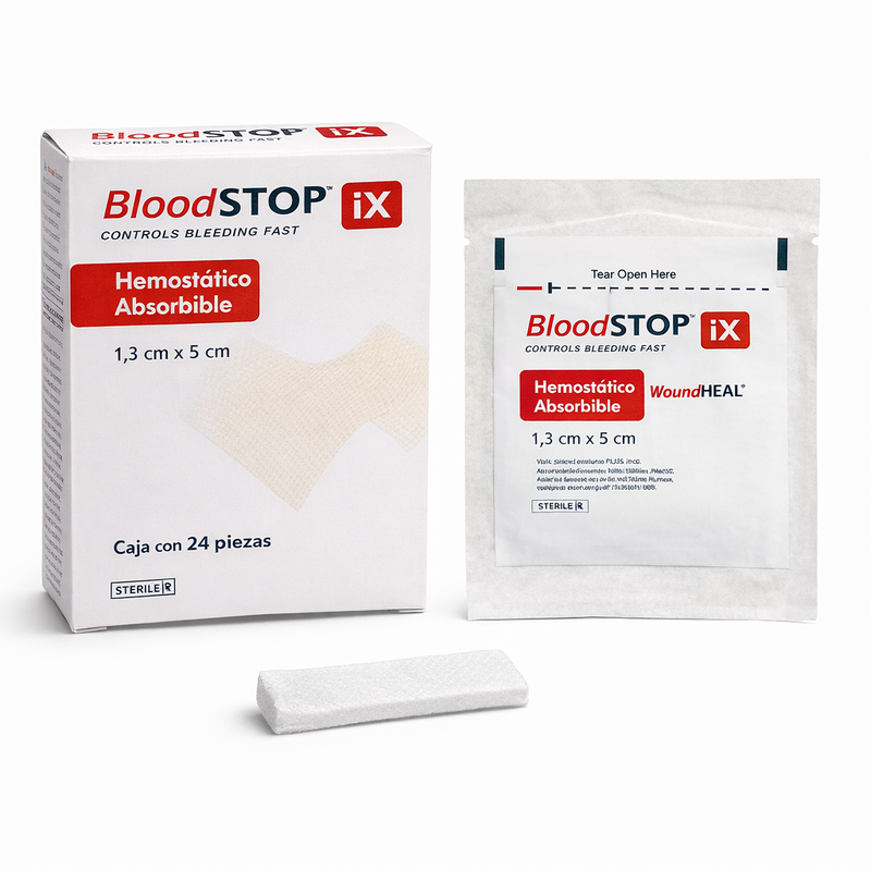 BloodSTOP iX Hemostático Absorbible de 1.3 CM x 5 CM