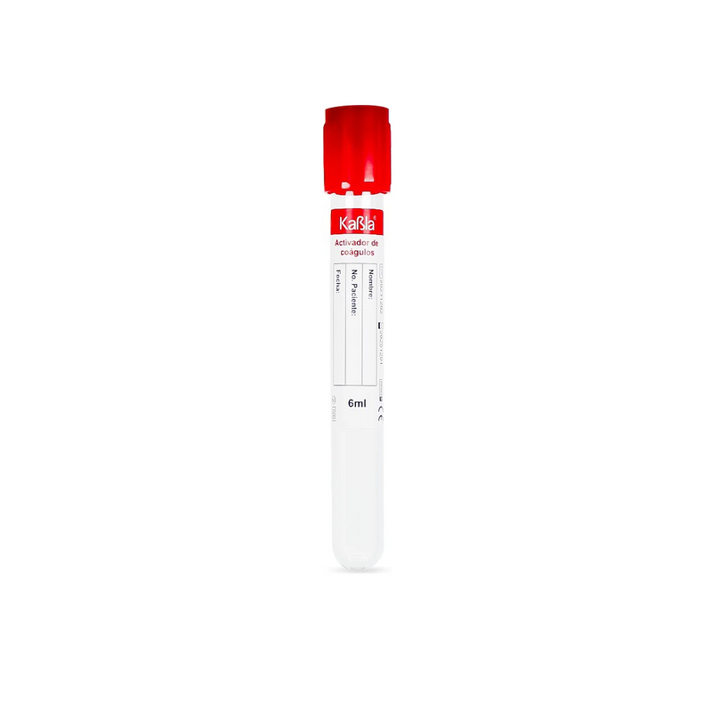 Kabla Tubo Tipo Vacutainer Sin Aditivo Vacuum Tube De 6 ml