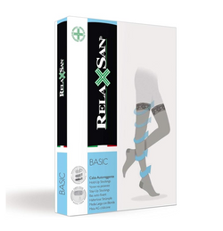 RelaxSan Media Tobillera Punta Abierta Color Beige 15 - 20 MMHG