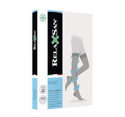 RelaxSan Media Al Muslo Color Negro 15 - 20 MMHG