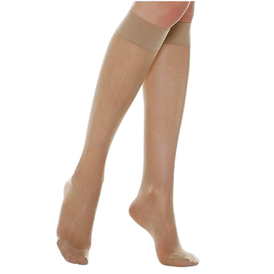 JOBST Media a la Rodilla punta abierta Opaque Beige Mediana Compresión